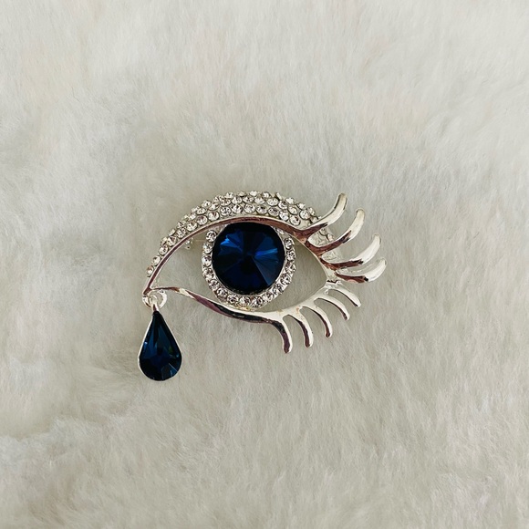 Blue Eye Brooch - Picture 3 of 6